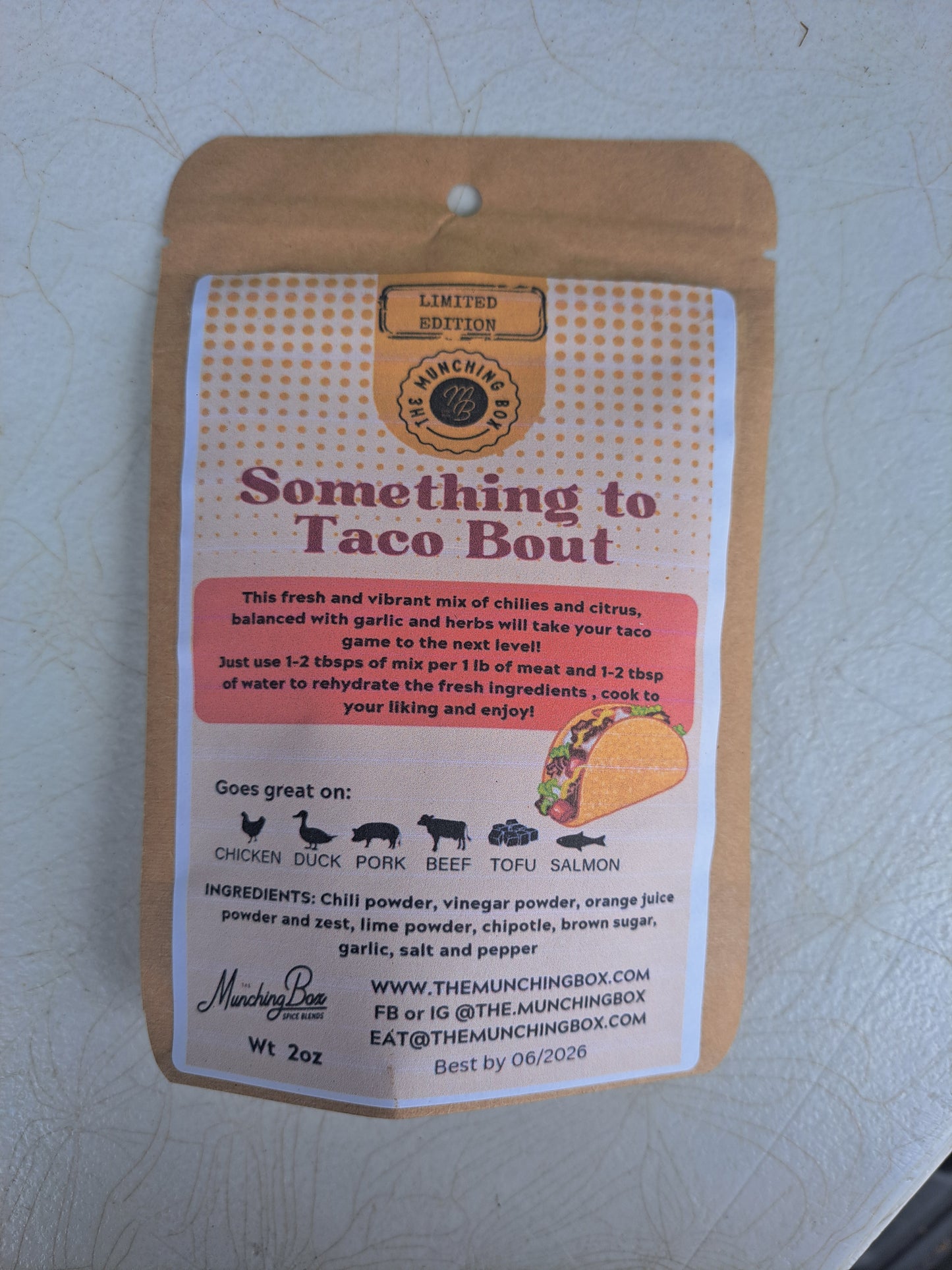Something to Taco Bout (Carne Asada/Taco Seasoning)