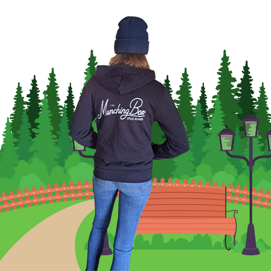 Unisex Zip up Hooded Sweatshirt